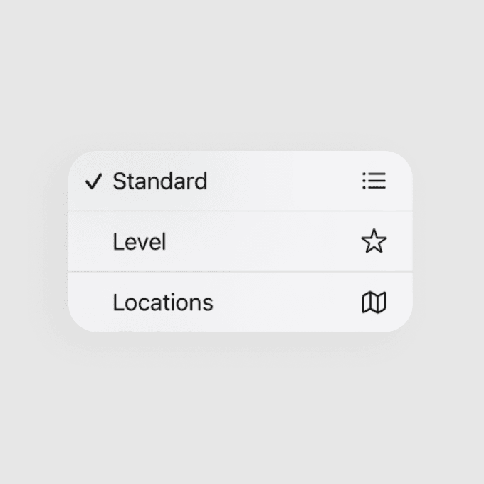 Filter Options