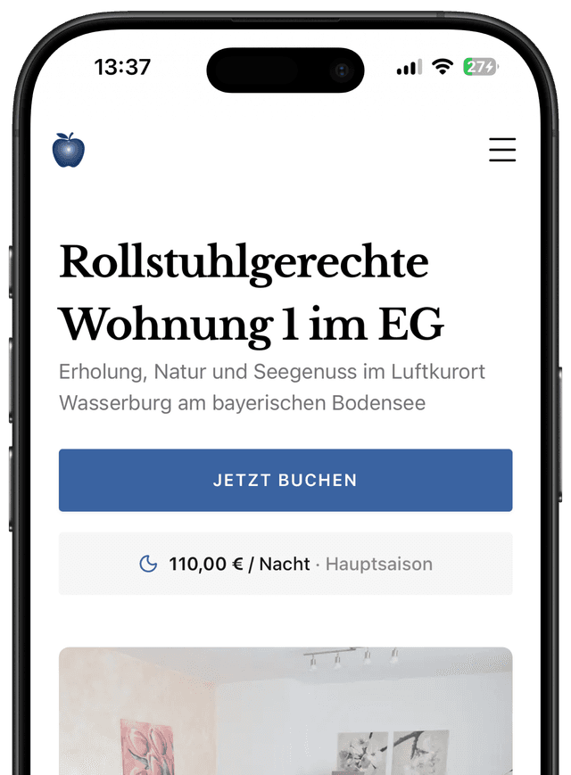 Haus Wetzler iPhone preview